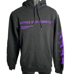 Jeffree Star Anniversary Hoodie Sweatshirt S Black Pullover Kangaroo Pocket